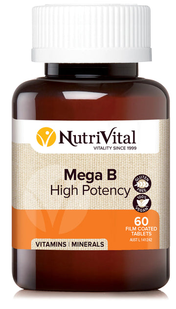 Nutrivital Mega B High Potency 60 tablets