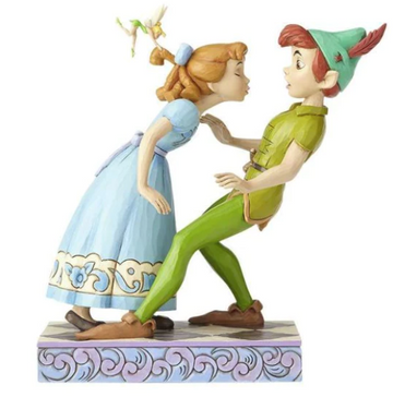 An Unexpected Kiss Disney Traditions - 19cm/7.6" Peter Pan & Wendy (65th Anniversary)