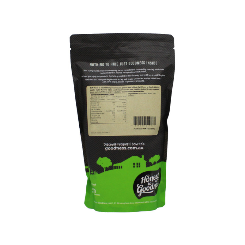 Natural Australian Teff Flour 500g