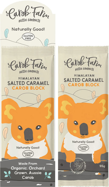 Carob Block Salted Caramel 95g