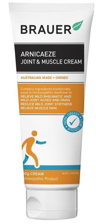 Brauer ArnicaEze Joint & Muscle Cream Arthritis Relief 100gm