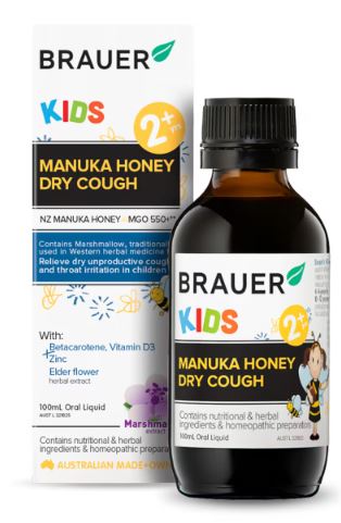 Brauer Dry Cough Manuka