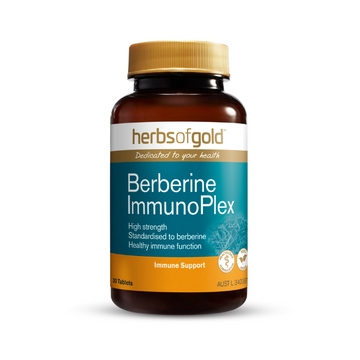 Herbs Of Gold Berberine Immunoplex - combine the natural power of Phellodendron and Barberry, rich in berberine, a potent alkaloid compound, to support various aspects of health.