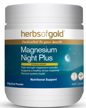 Herbs Of Gold Magnesium Night Plus