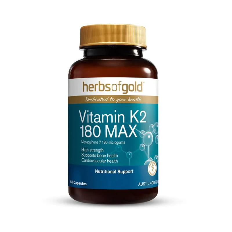 Herbs Of Gold Vitamin K2 180 MAX, 60 Caps