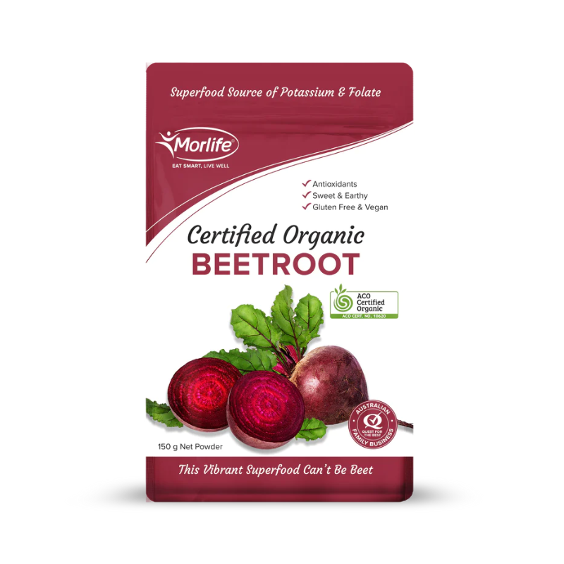 Morlife Certified Organic Beetroot Powder 150g