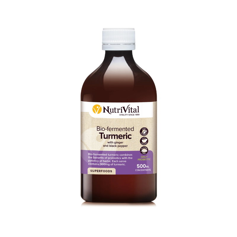 NutriVital Bio-Fermented Turmeric With Ginger And Black Pepper