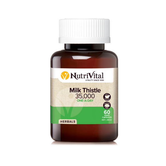 NutriVital Milk Thistle 35,000 One-A-Day Capsules