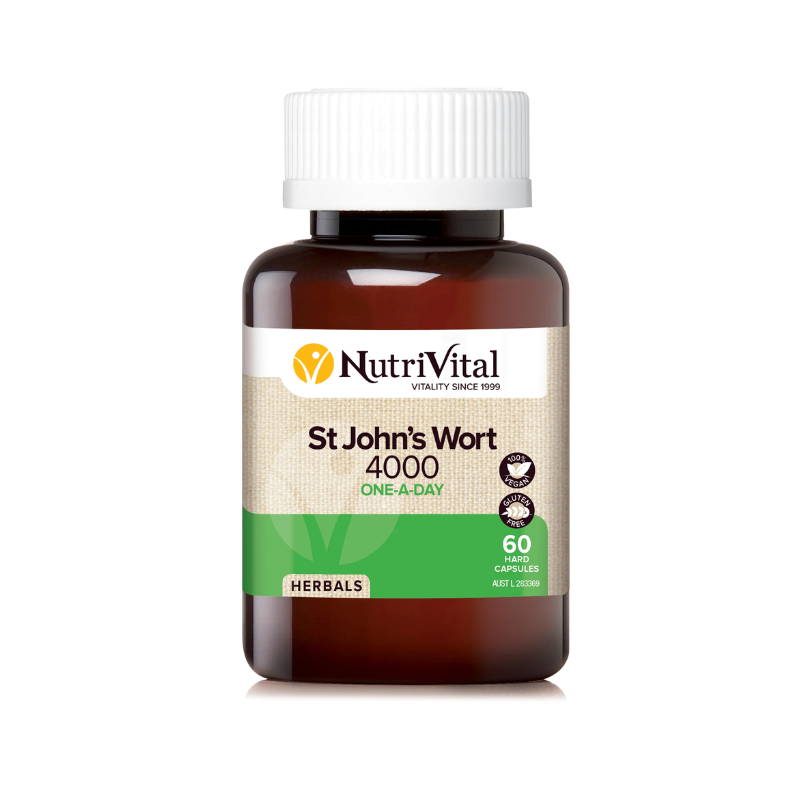 NutriVital St John's Wort 4000 One-A-Day Capsules