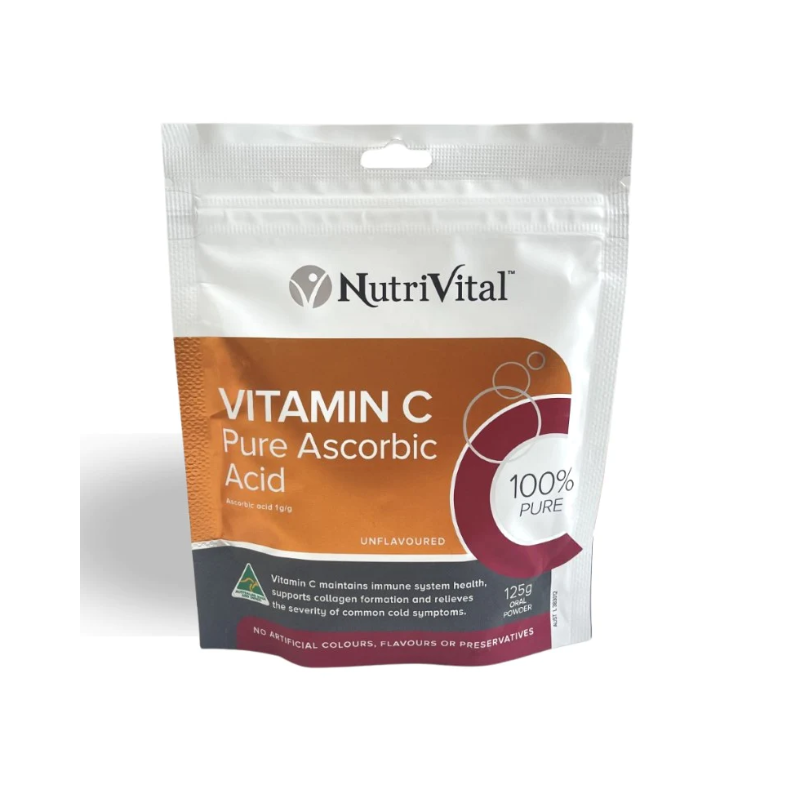 NutriVital Vitamin C Pure Ascorbic Acid 125g