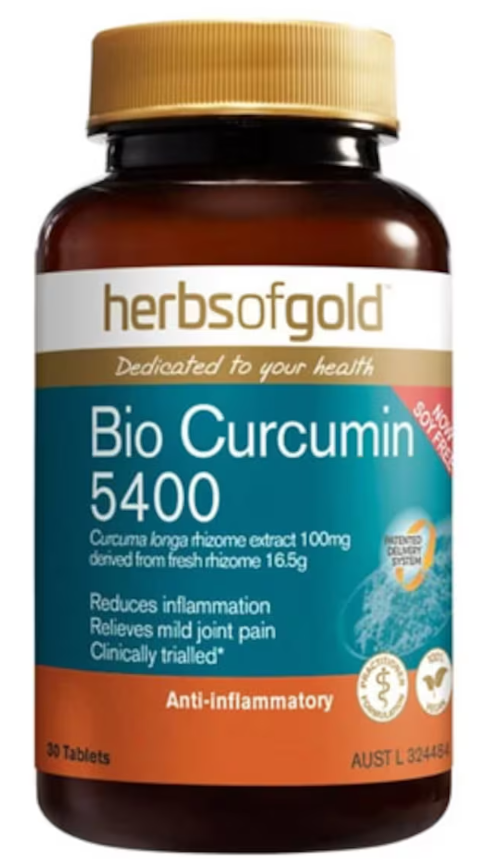 Herbs Of Gold Bio Curcumin 5400 60t