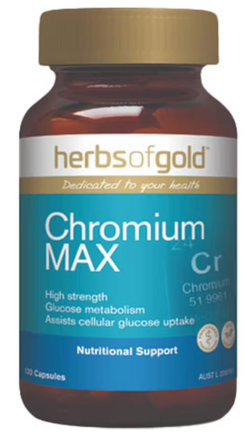 Herbs Of Gold Chromium Max 60vc