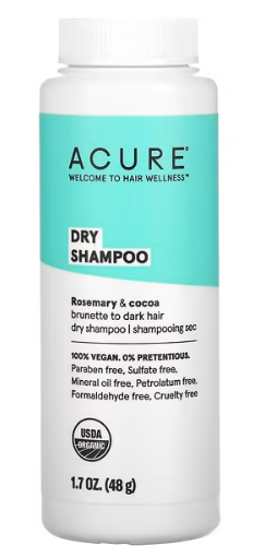 ACURE Brunette to Dark Hair Types Dry Shampoo 48g