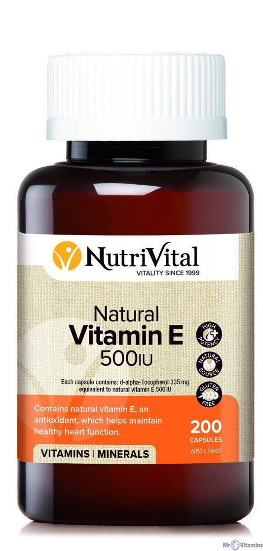 Nutrivital Vitamin E 500iu 100c