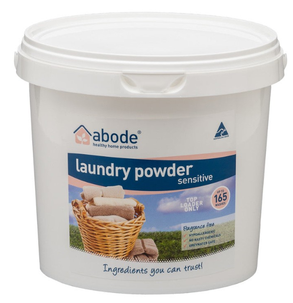 Abode Laundry Powder (Front & Top Loader) Zero Bucket 4kg