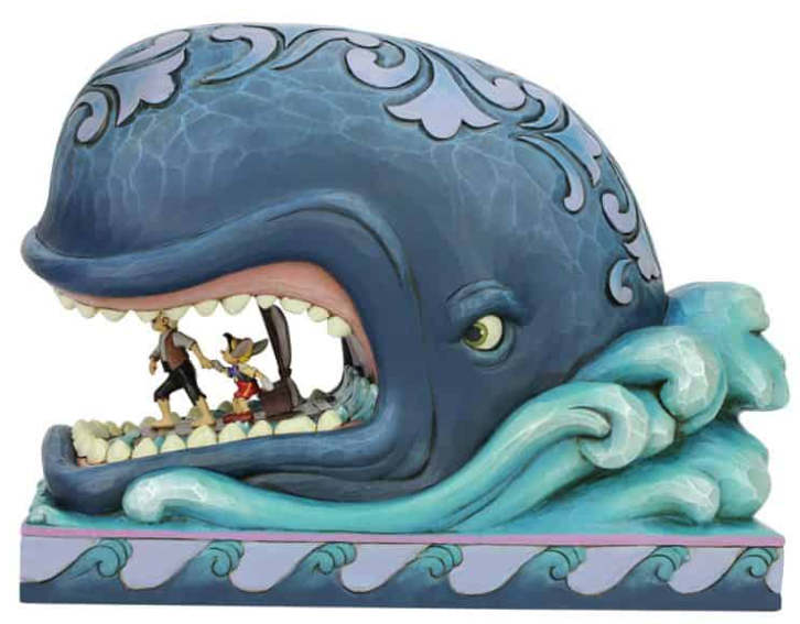 Disney Traditions A Whale of A Whale Pinocchio Figurine